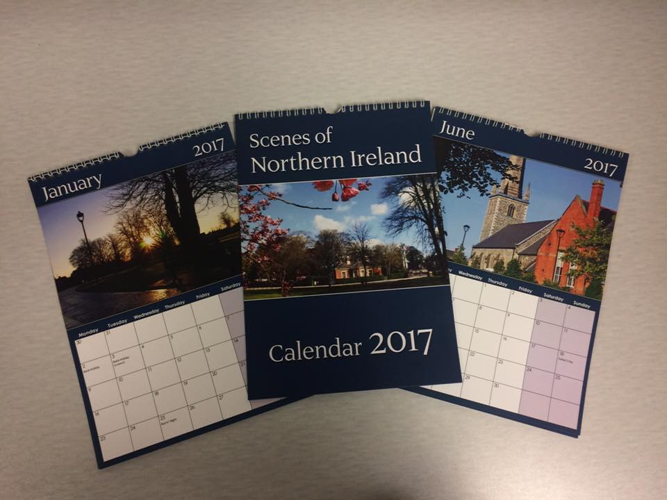 Lovely Northern Ireland Calendar by Staple Stationery perfect Christmas gift