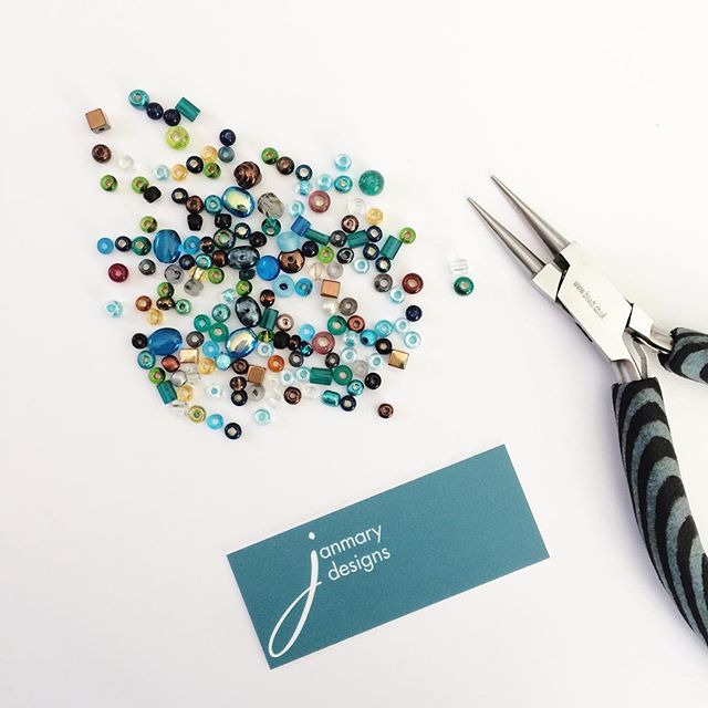 Love these beautiful beads – what am I making for Janmary Designs?