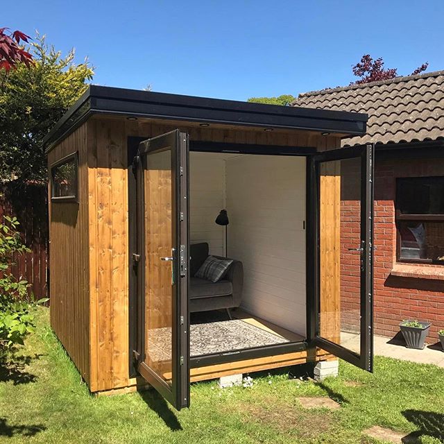 Shed / garden room complete (apart from paving)