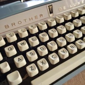 janmary typewriter blog