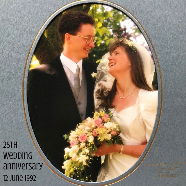 Today is our 25th wedding anniversary