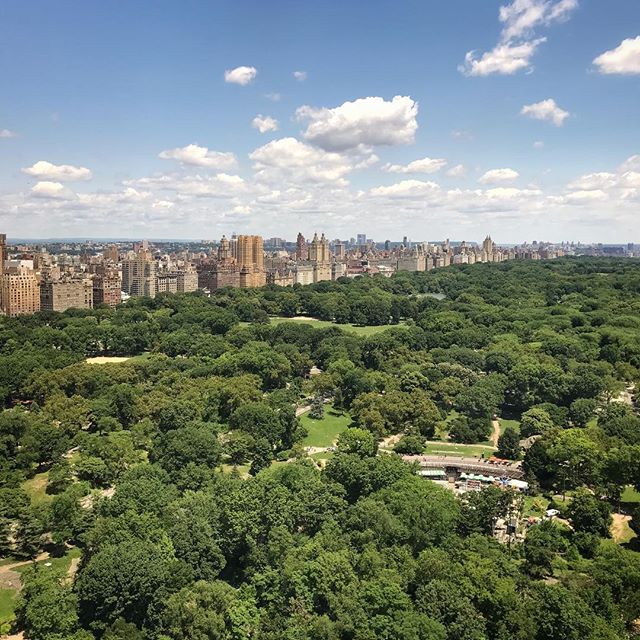 Goodbye to this view of Central Park, heading home