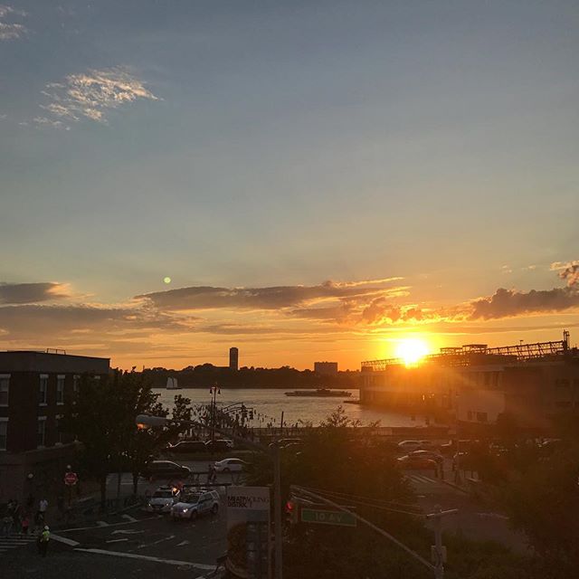 Sunset from the High Line last night