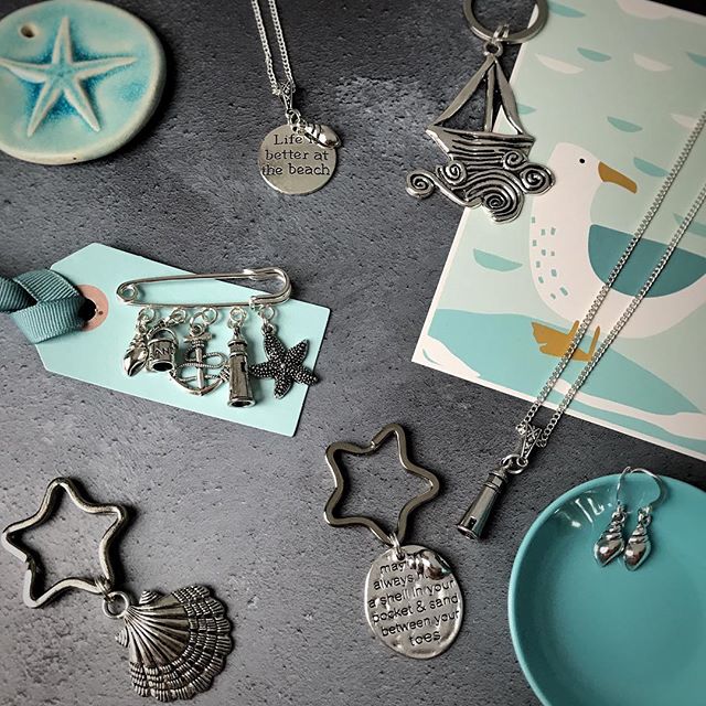 Life is better at the beach….selection of coastal themed collection by Janmary Designs