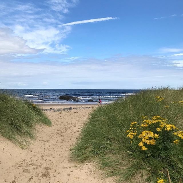 Morning walk on Runkerry Strand