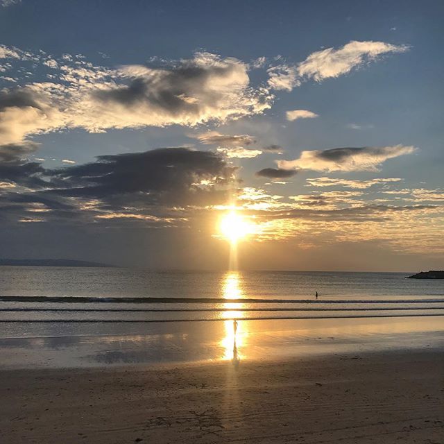 Beautiful evening on West Strand Portrush