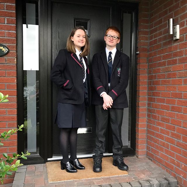Last first day of two going back to school – upper 6 and year 9