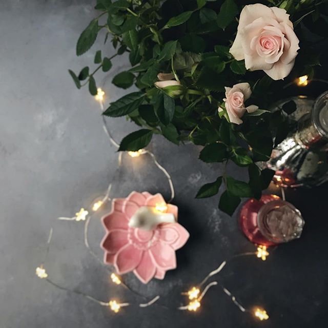 Faffing with flowers and fairy lights