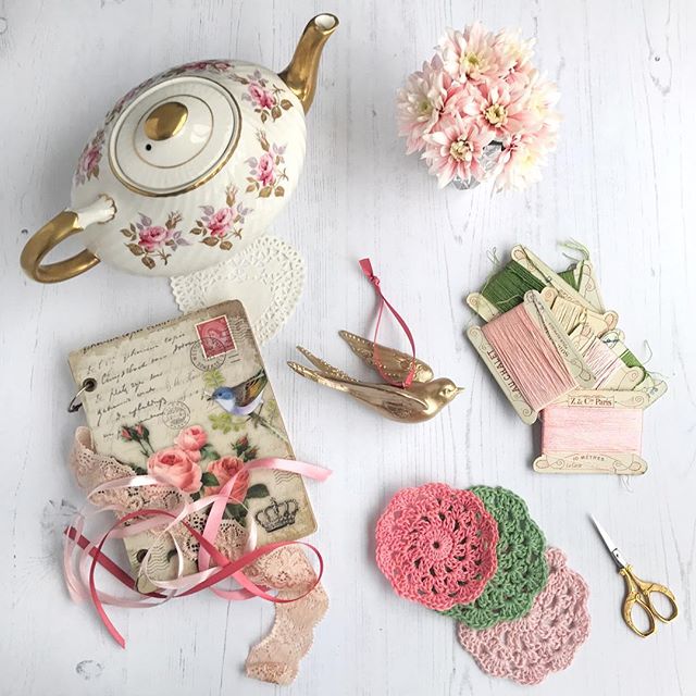 A collection of pretty petals and props