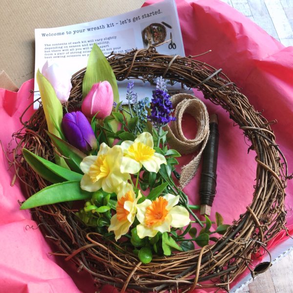 spring wreath kit janmary