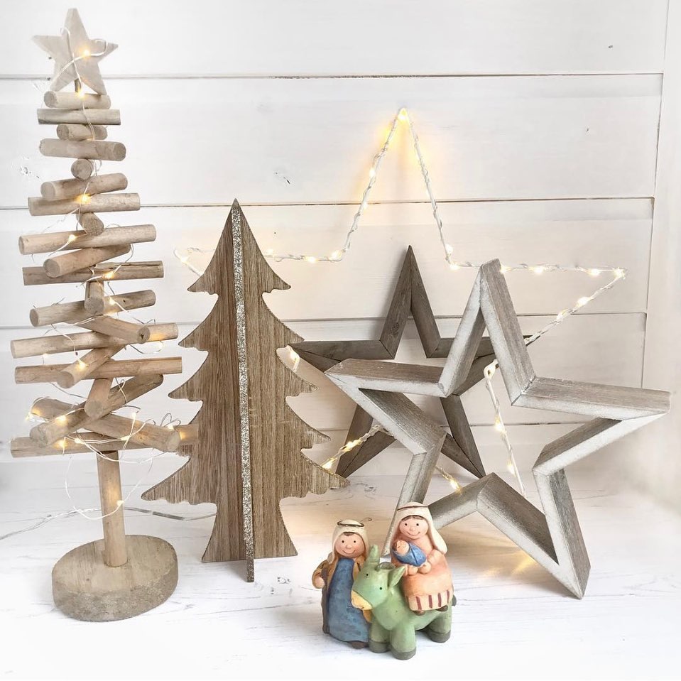 10th of December…. another nativity, some stars and some treesYes, I have MANY nativities gathered up over almost 30 years of marriage and I promise I haven't bought another one this year!