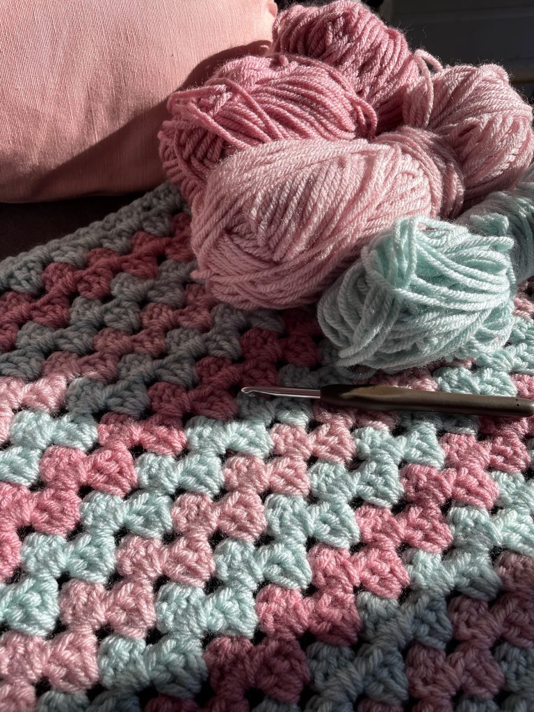 janmary crochet granny blanket